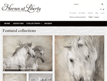Tablet Screenshot of horsesatliberty.com